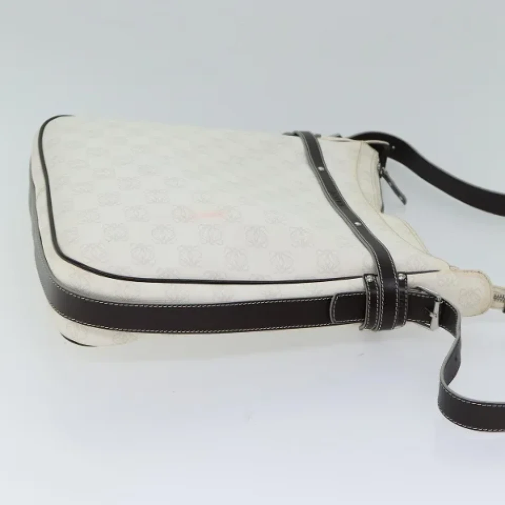 Loewe Pre-owned Canvas shoulder-bags White Dames