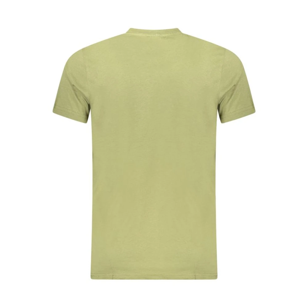 Cavalli Class , T-Shirts, Male, Green, Xl, Logo Tee - Image 2