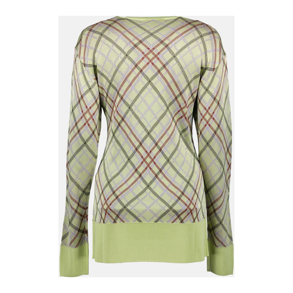 Paco Rabanne Geruite vest Lente-Zomer 2025 Vrouwen Green Dames