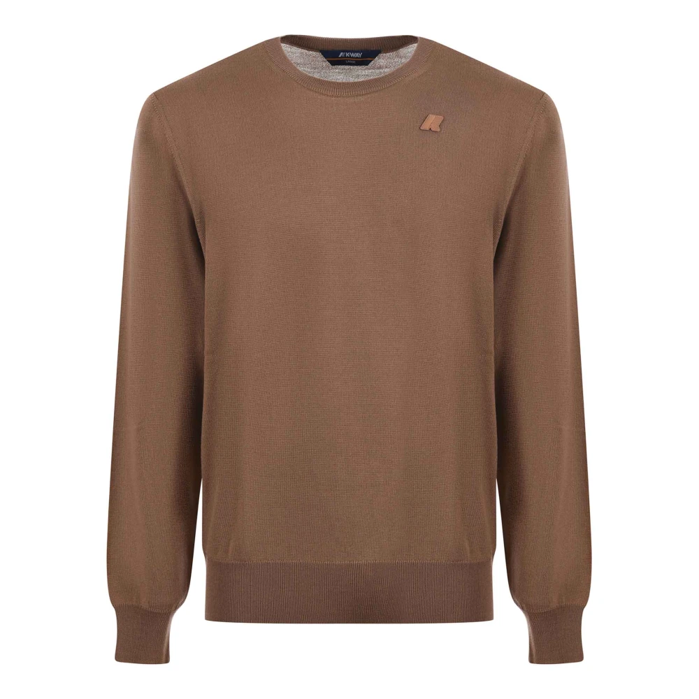 K-Way Uomo Maglie K2142ew Xz3 Cammello - Immagine 3