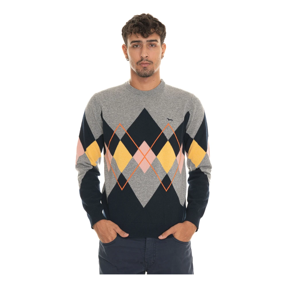 Harmont & Blaine Stijlvolle Gebreide Trui voor Mannen Multicolor Heren