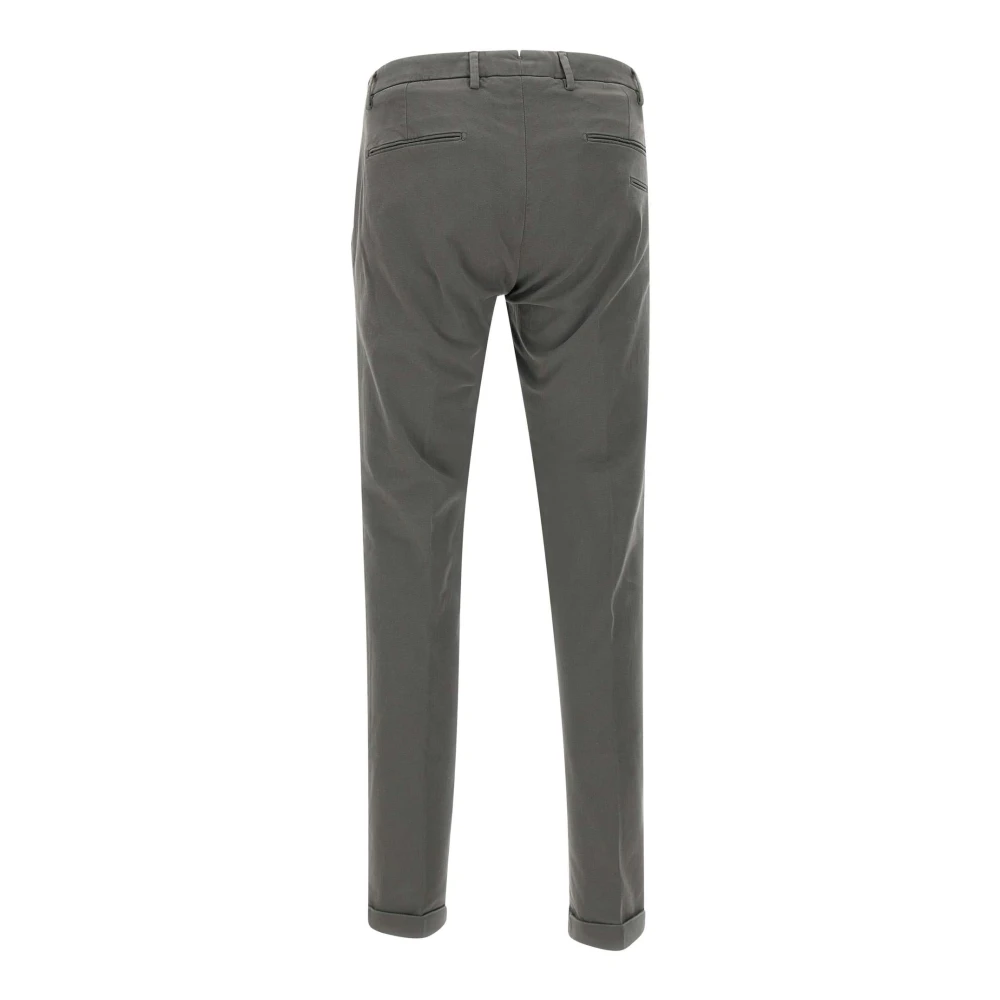 Briglia Grijze Stretch Katoenen Broek Gray Heren