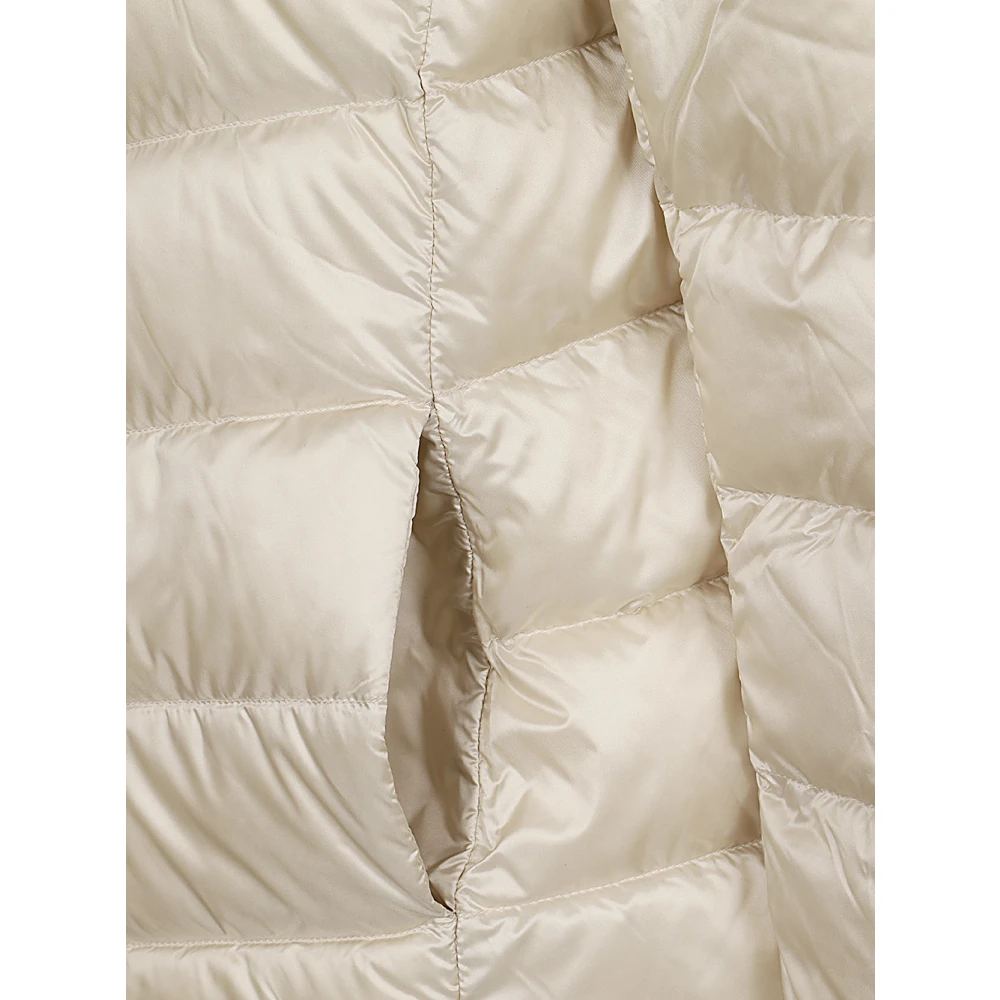Marella Gewatteerde polyamide jas Beige Dames