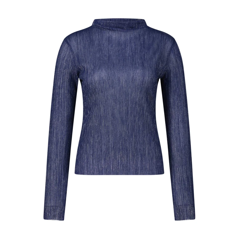 Hugo Boss Skinande Veckad Skjorta Dazriel Blue, Dam