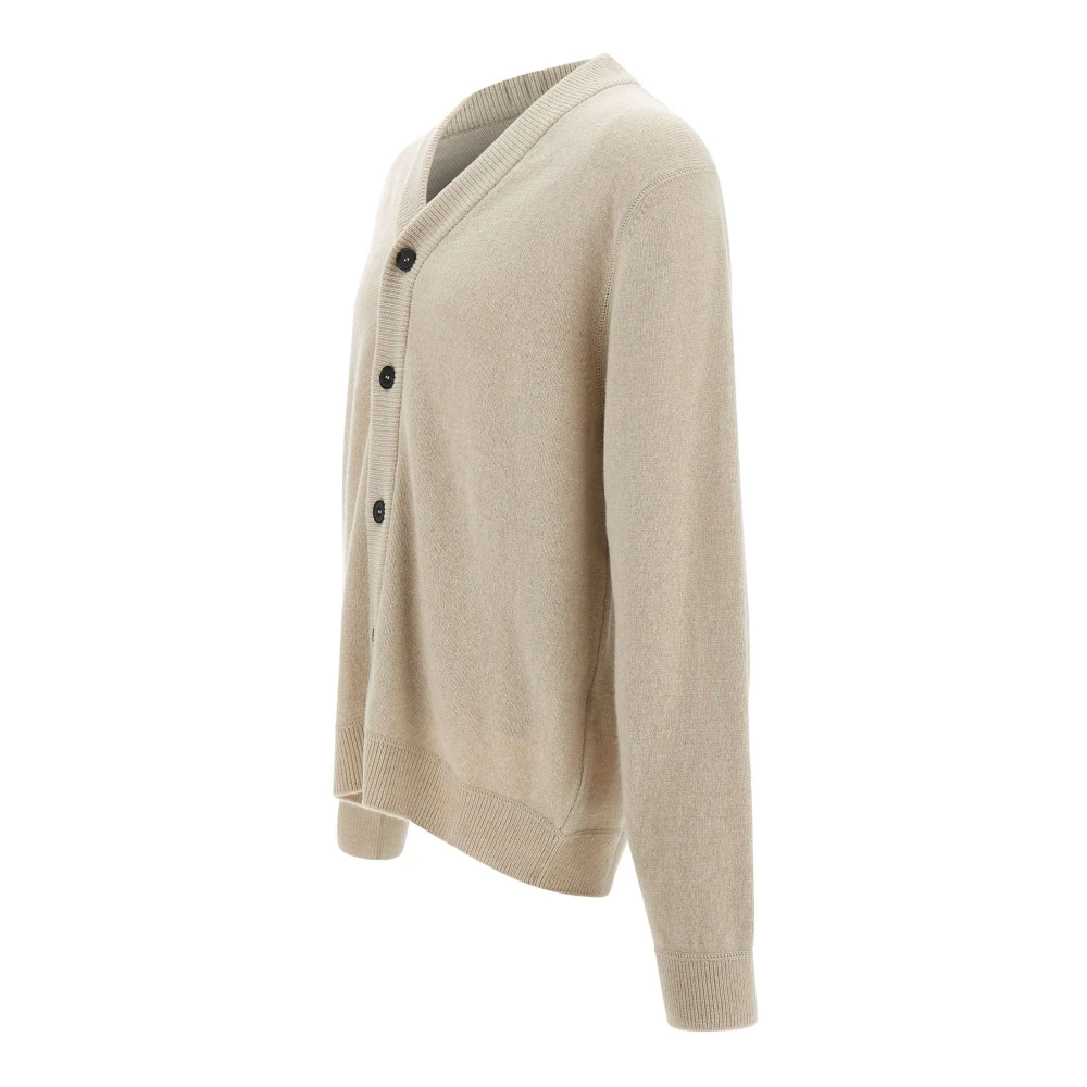 Paul Smith Merino Wol Vest Zand Duif Grijs Beige Heren