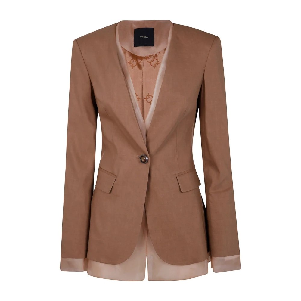 pinko Bruine jas Dameskleding Buitenkleding Brown Dames