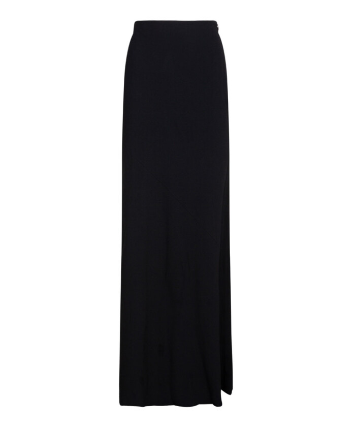 jupe-longue-noire-evasee