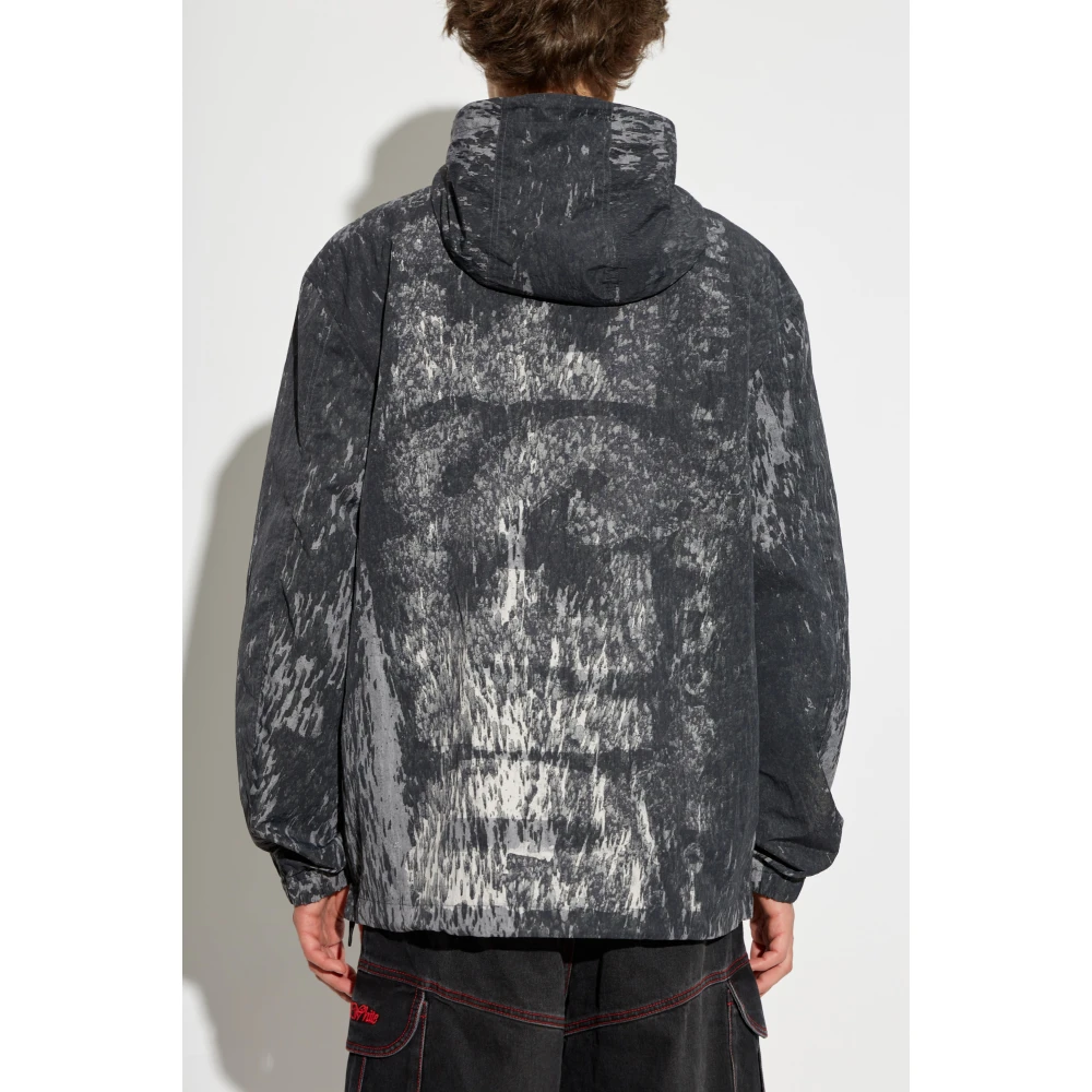 Diesel Capuchonjack J-Brick Gray Heren