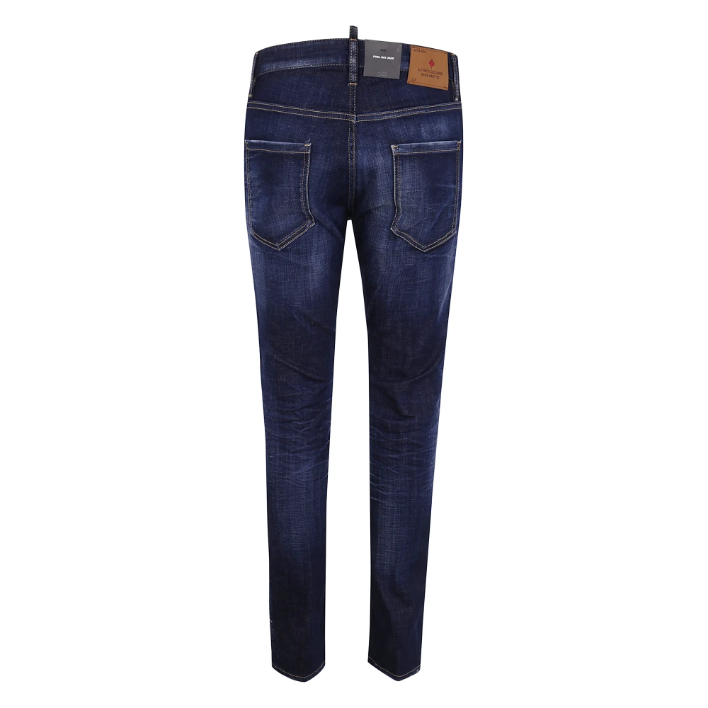 Dsquared2 Stijlvolle Denim Jeans voor Mannen Blue Heren
