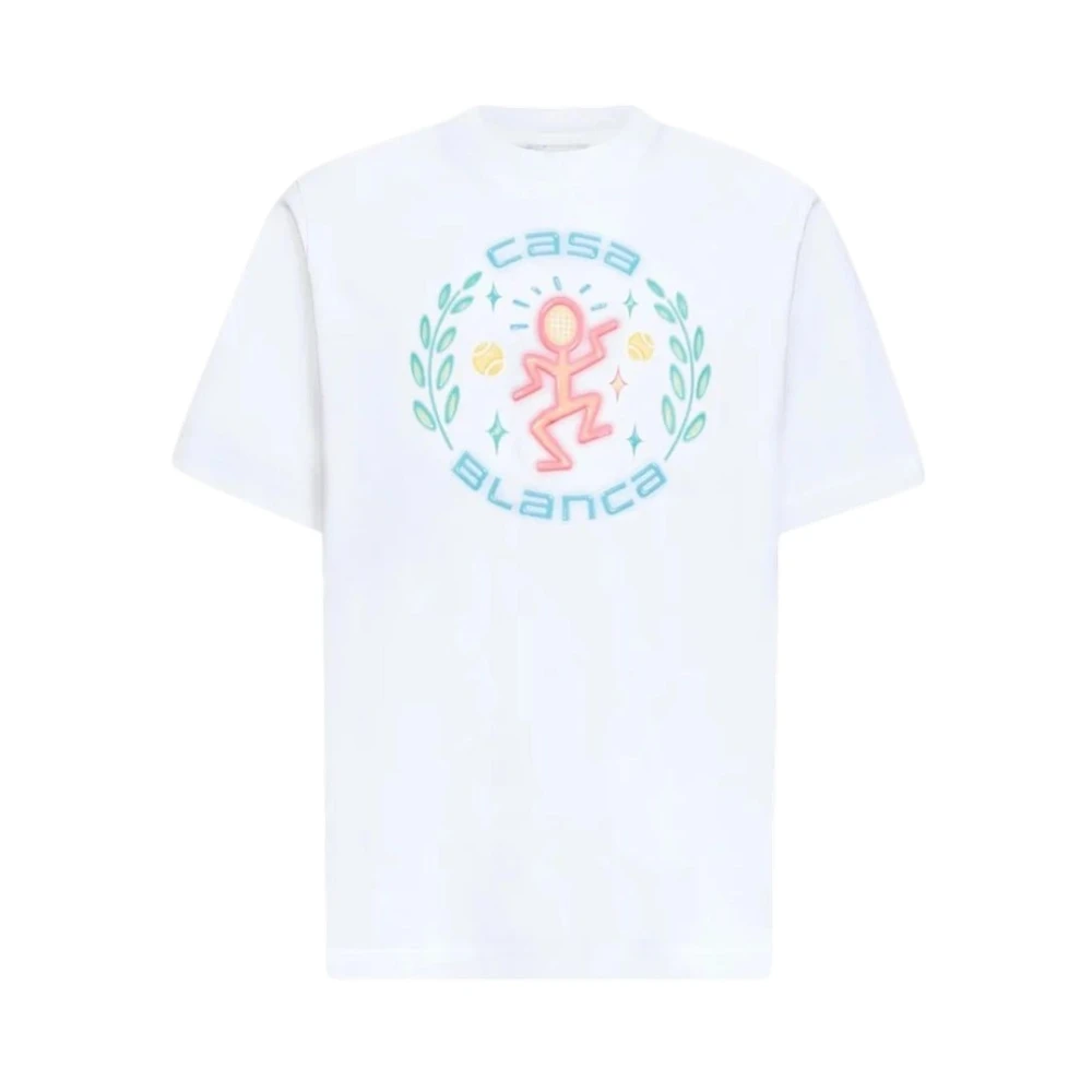 Casablanca Men's White T-Shirts, L, L'arche Classic T-Shirt