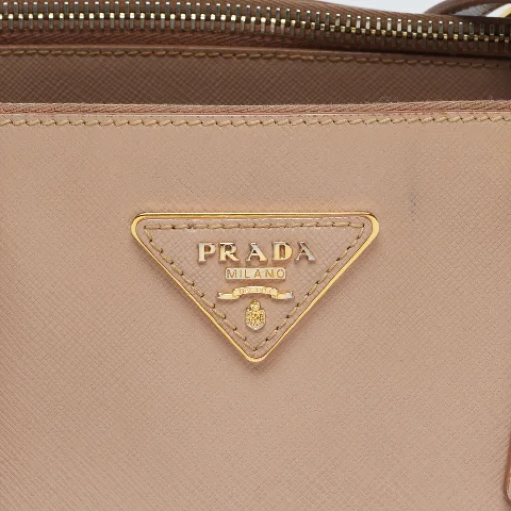 Prada Vintage Pre-owned Leather totes Pink Dames