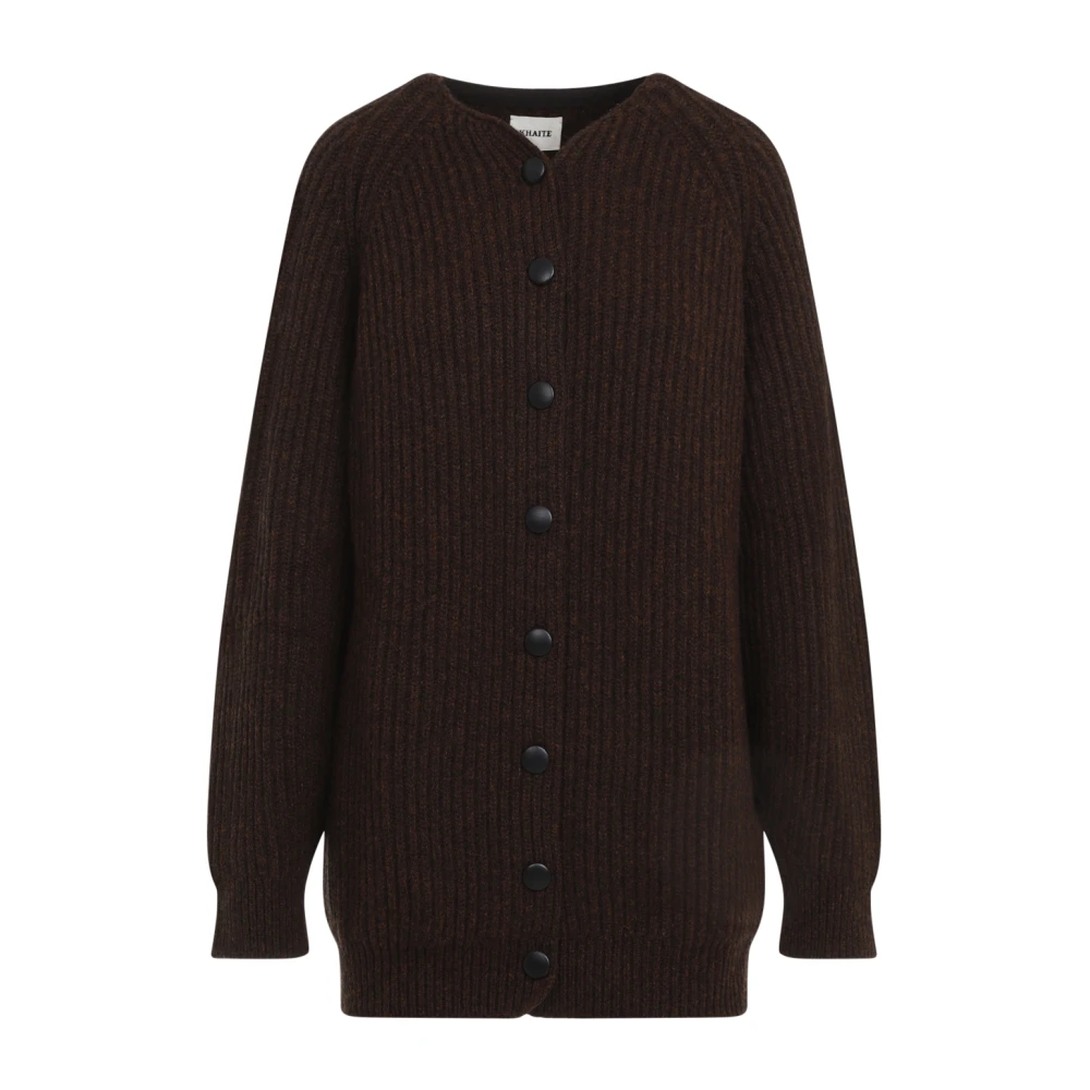 Khaite Kastanje Cardigan Brown, Dam