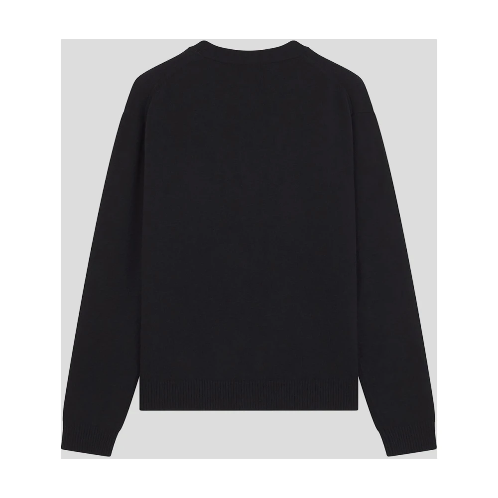 Maison Kitsuné Wol Vos Vest Black Heren