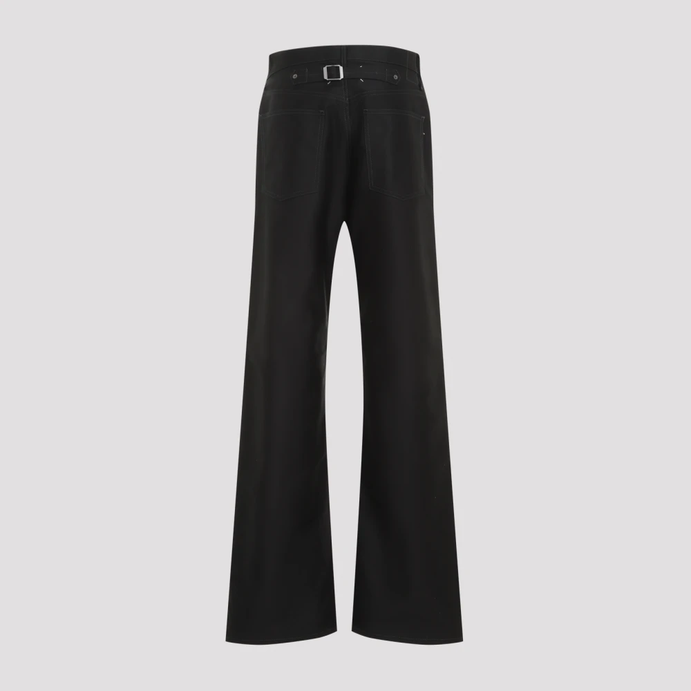 Maison Margiela Zwarte 5-Pocket Broek Black Dames
