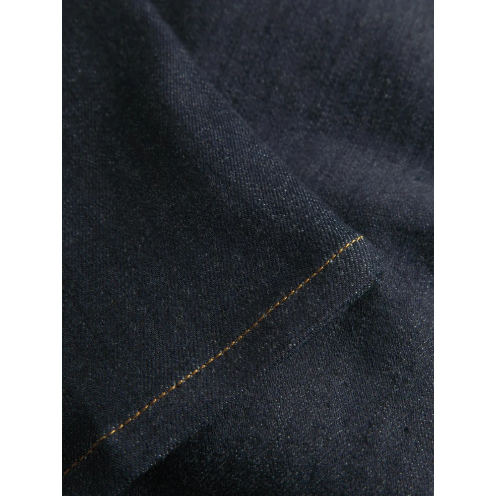 Gabba Contraststiksel Tapered Stretch Jeans Blue Heren