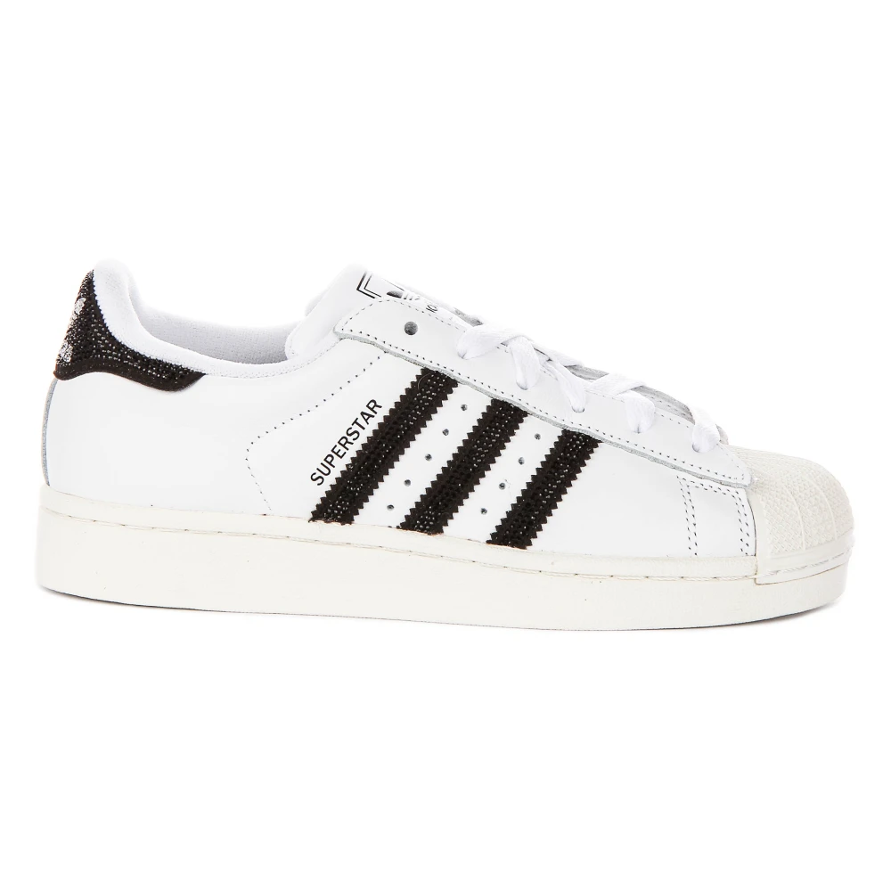 Adidas Women's White Superstar Ii Rhinestone - Skateboarding - 7 Uk - Sport