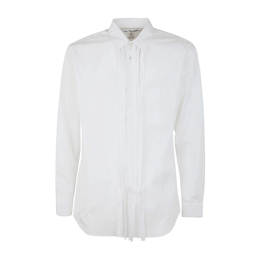 Comme des Garçons Vit Vävd Herrskjorta White, Herr