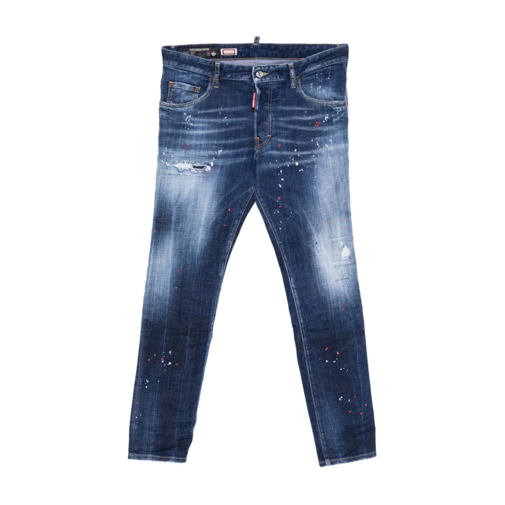 Dsquared2 , Slim Fit Jeans, Male, Blue, M, Skater Jeans