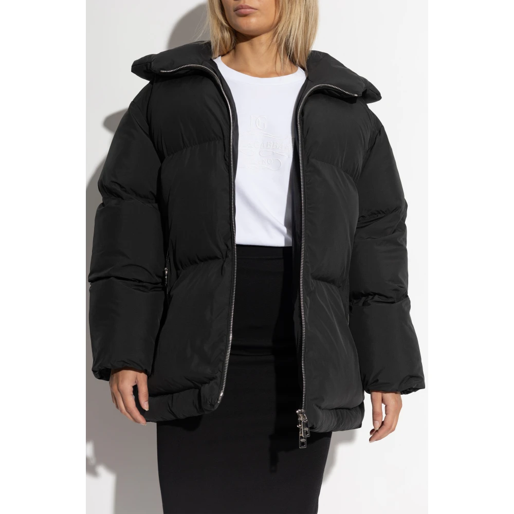 Dolce & Gabbana Jas met kraag Black Dames