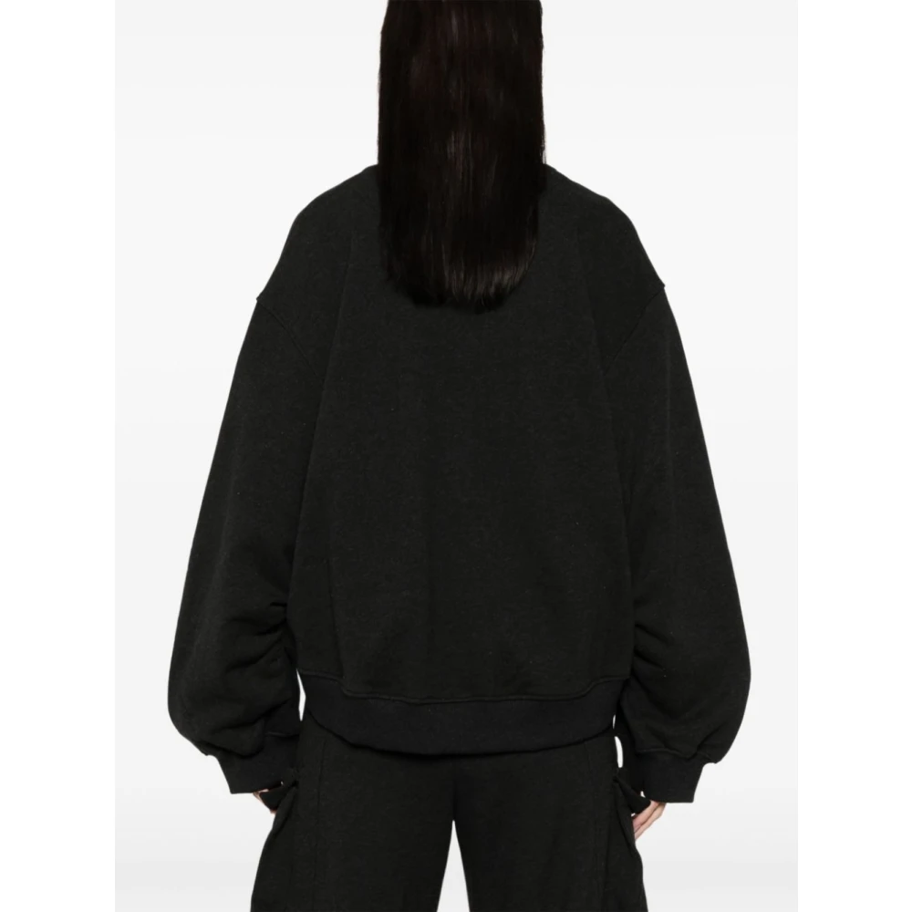 The Attico Nero E Marrone Sweatshirts voor Vrouwen Black Dames