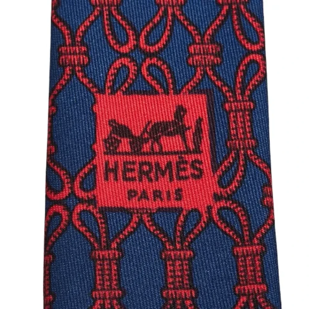 Hermès Vintage Pre-owned Canvas home-office Blue Heren