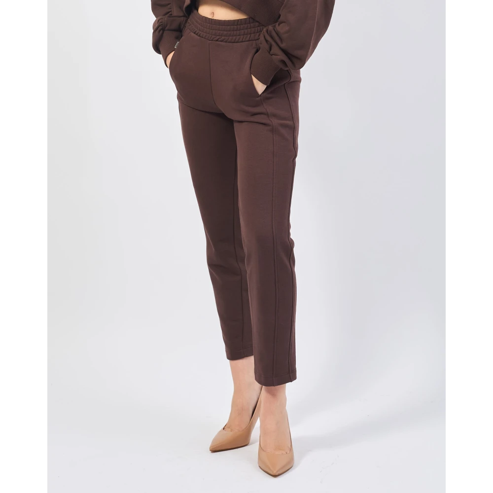 Jijil Broek met hoge taille en rechte pijpen Red Dames