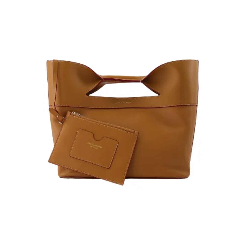 Alexander mcqueen Leather handbags Brown Dames