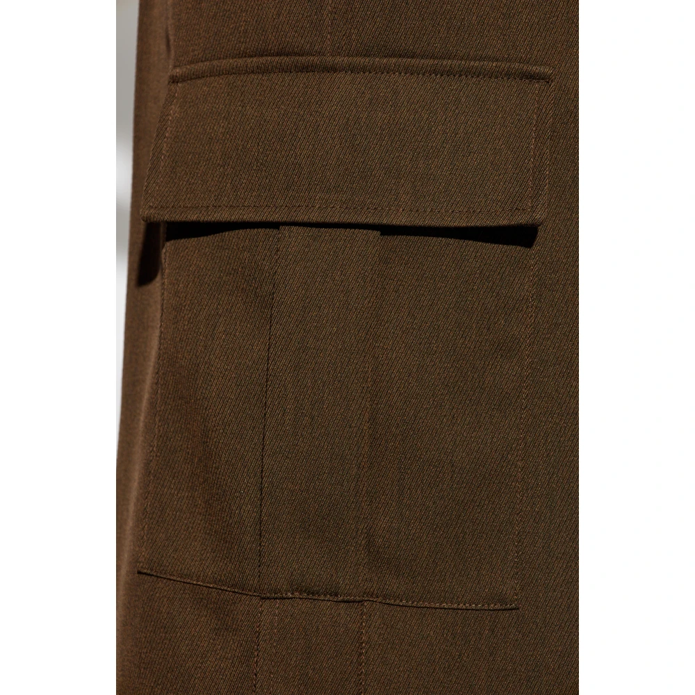 Burberry Wollen broek Brown Dames