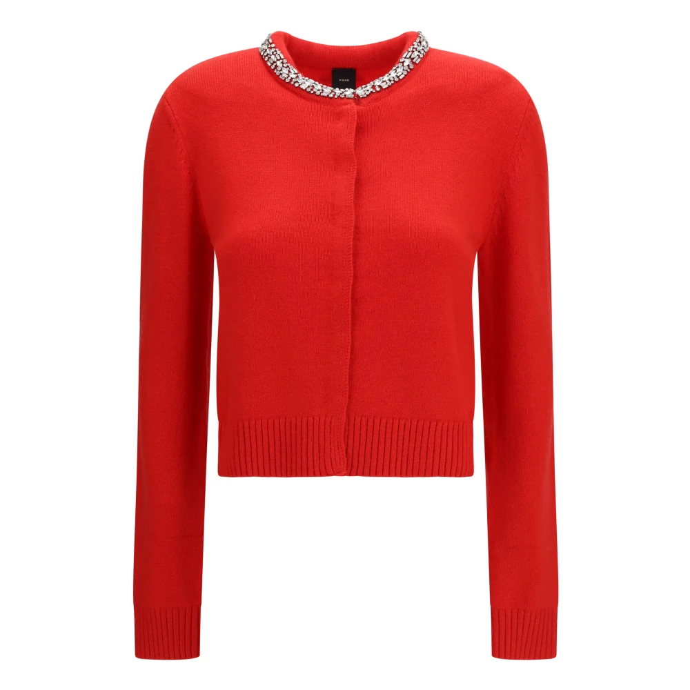Pinko Donna Rosso Maglie, L, New,