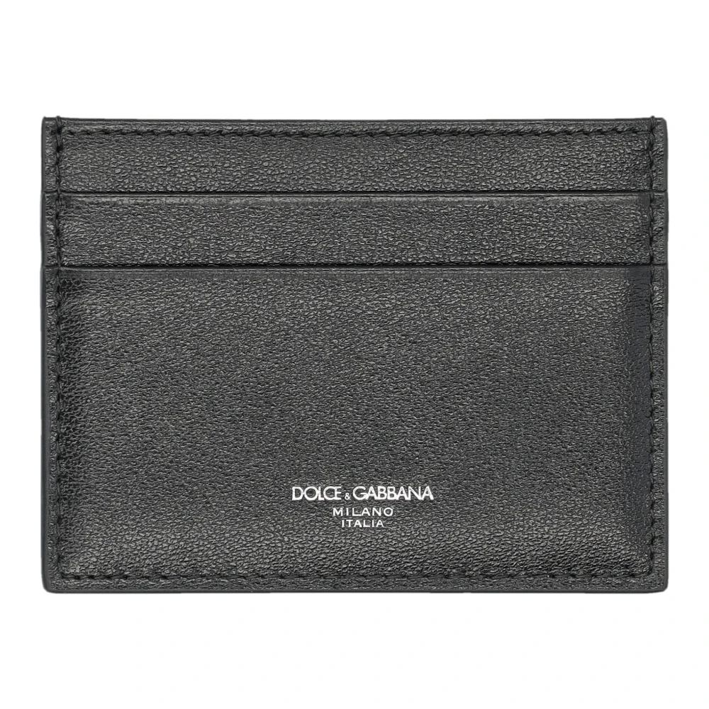 Dolce & Gabbana Logo Kaarthouder Portemonnee Black Heren