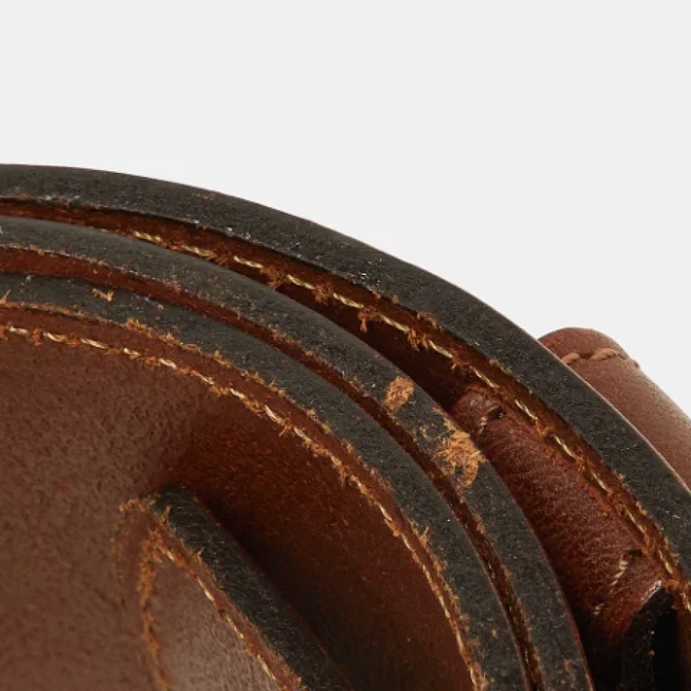 Burberry Vintage Pre-owned Leather belts Brown Dames