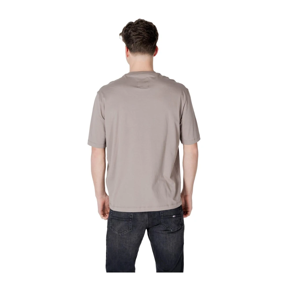 Armani Exchange Bruin Katoen Ronde Hals T-Shirt Brown Heren