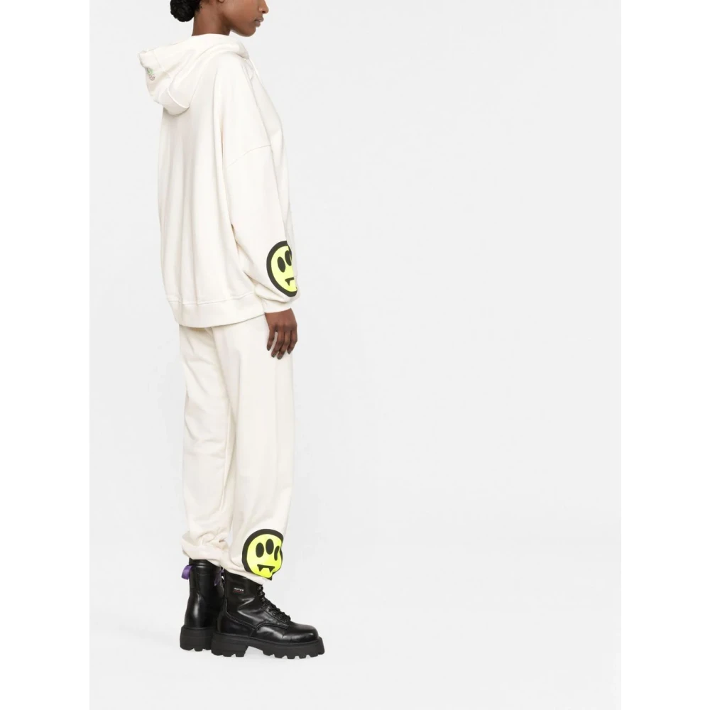 Barrow Gedrukte Sweatpants Stijl 032838 White Dames