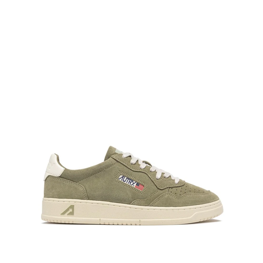 Autry Medalist Suede Sneakers Heren Schoenen Beige