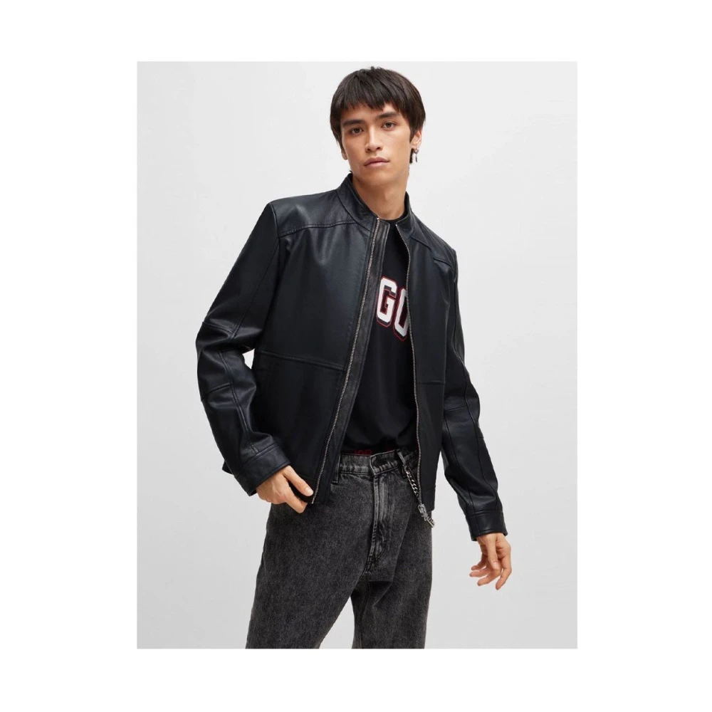 Hugo Boss Stijlvolle Herenjas Black Heren