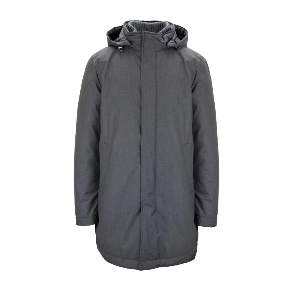 Herno - Coats > Parkas - Gray - Herno - Modalova