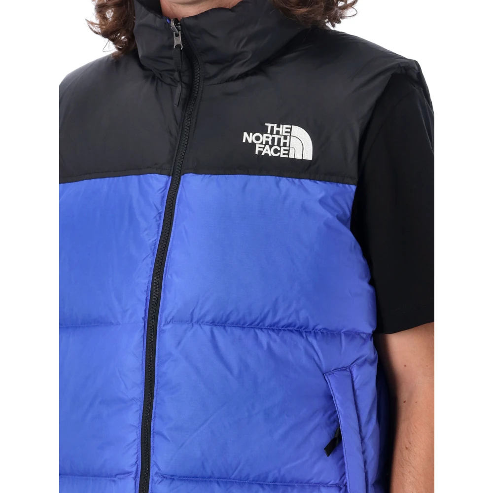 The North Face Blauwe Retro Nuptse Gilet Buitenkleding Blue Heren
