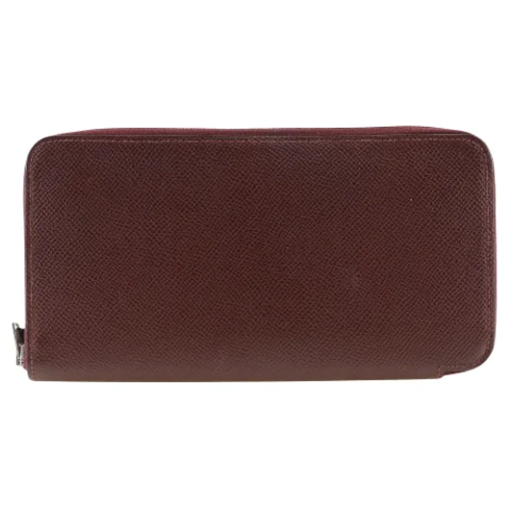 Hermès Vintage Pre-owned Leather wallets Brown Dames