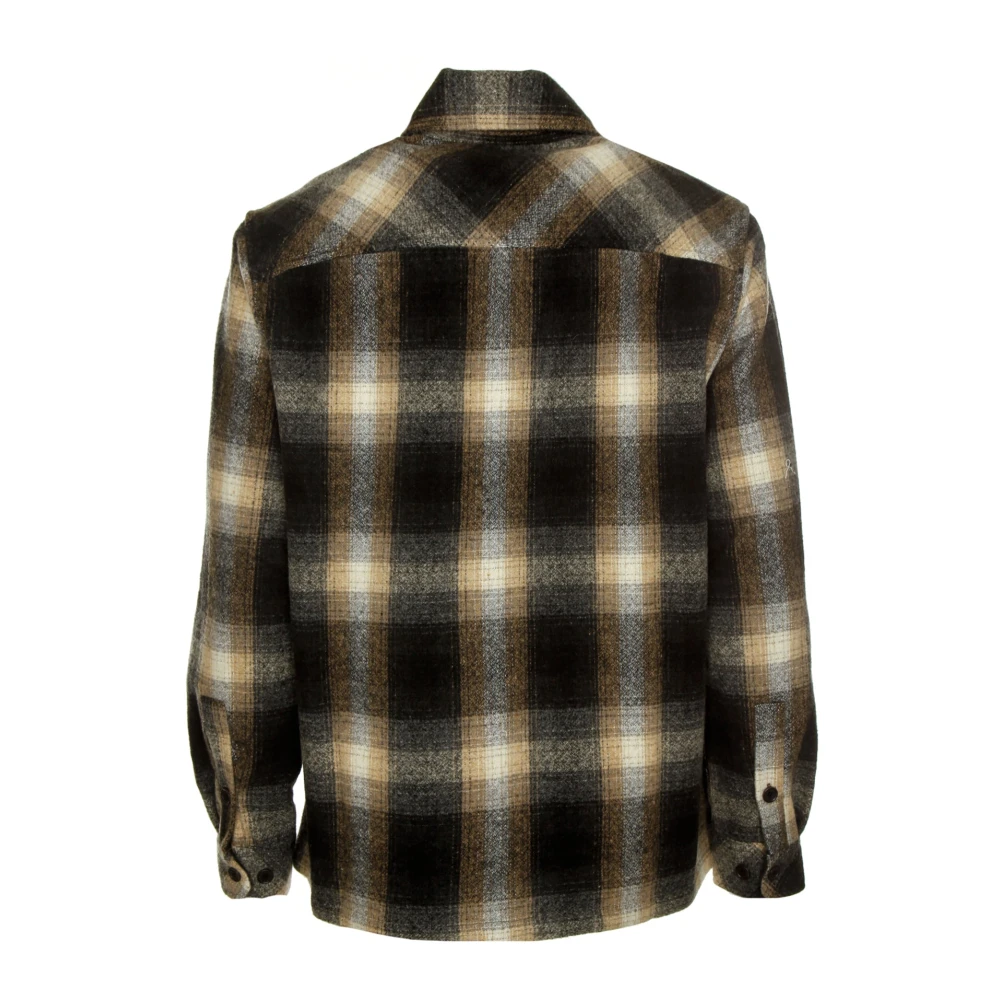 Samsøe Geruit Overshirt met Kent Kraag Multicolor Heren
