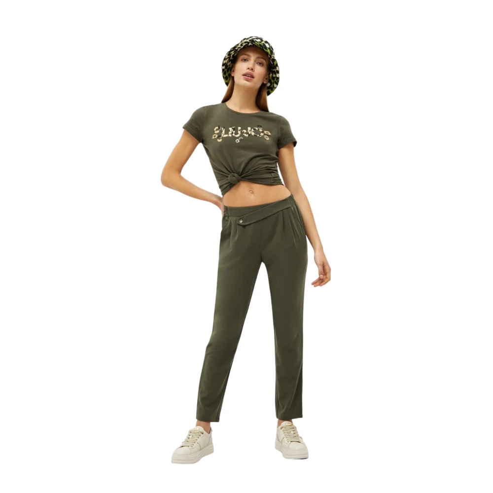 Liu Jo T-Shirt Klassiek Model Green Dames