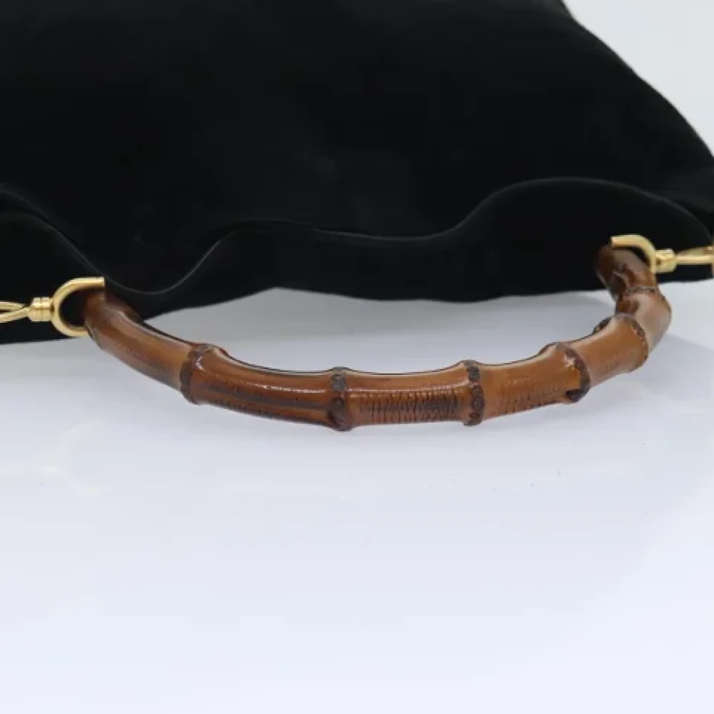 Gucci Vintage Pre-owned Suede gucci-bags Black Dames