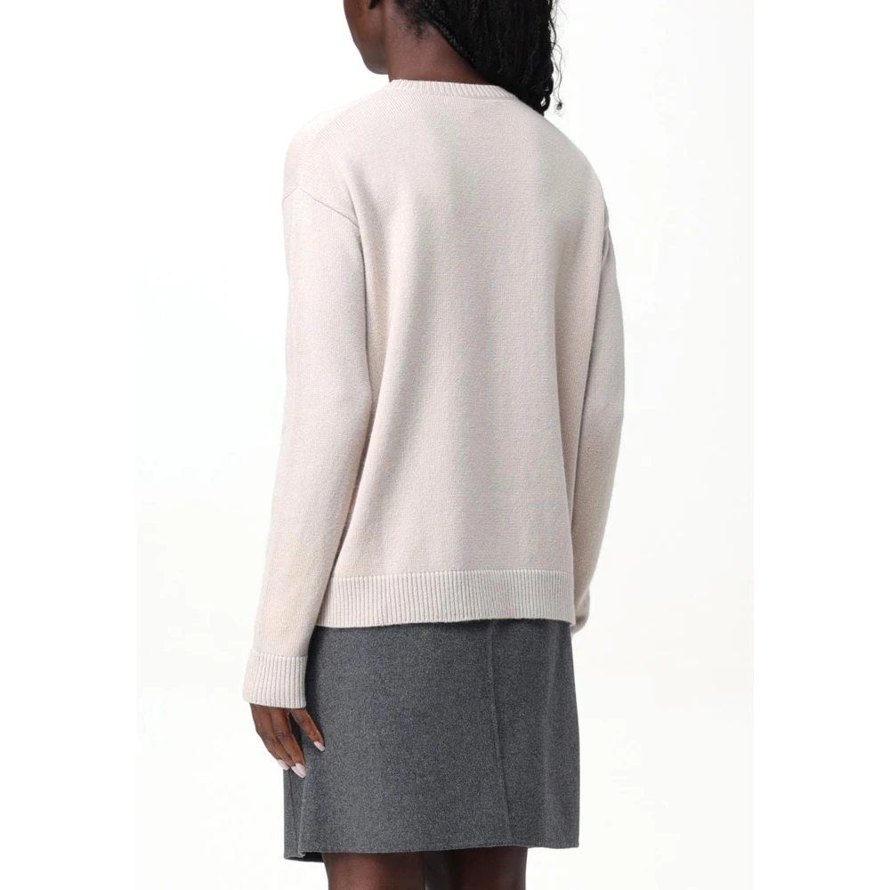 Max Mara Witte Wol Kasjmier Trui White Dames