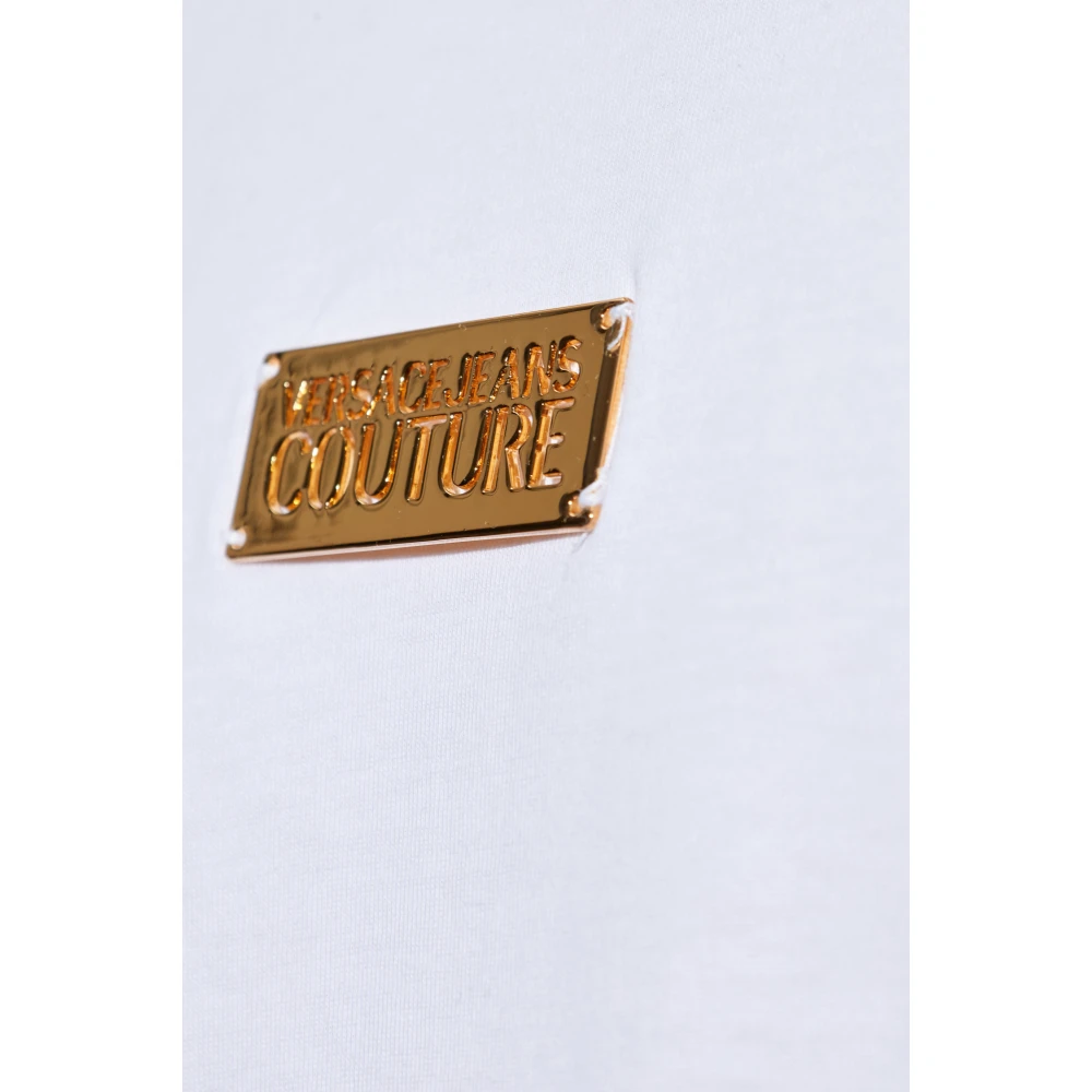 Versace Jeans Couture T-shirt met logo White Heren