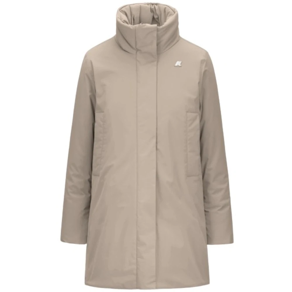 K-Way Donna Beige Giacche, M, New, - Immagine 3