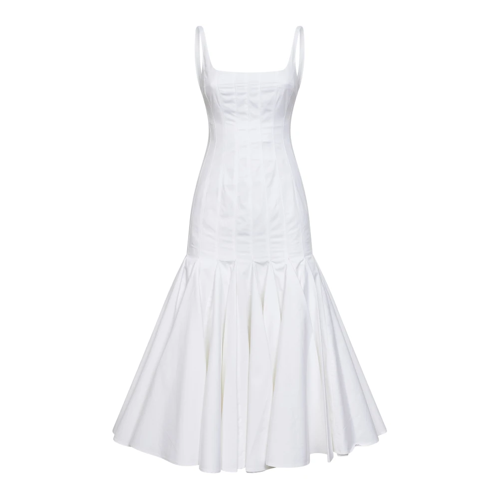 Jacquemus White Agave Dress - Female - Midi Dresses - S - Dresses