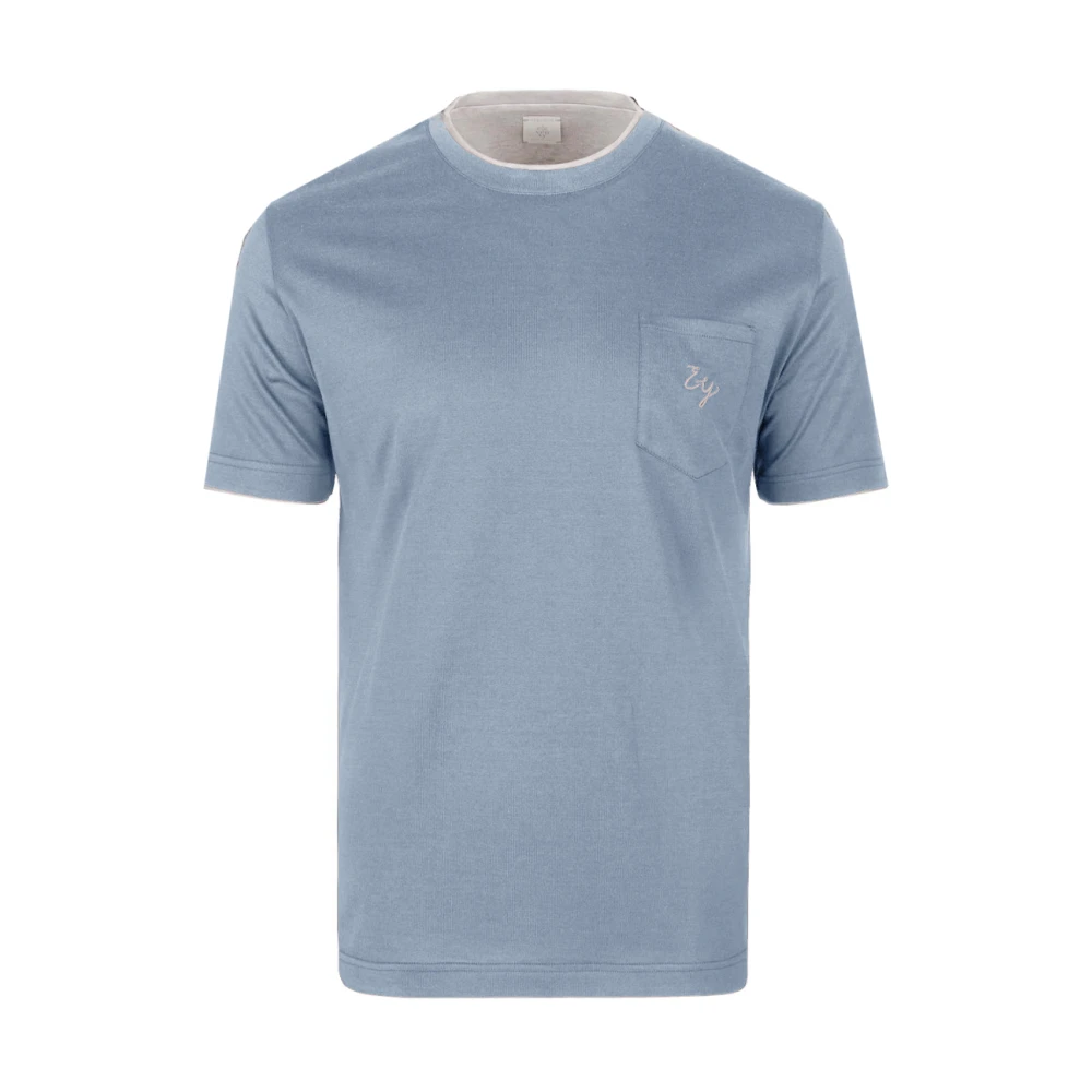 Eleventy - Tops > T-Shirts - Blue - Eleventy - Modalova
