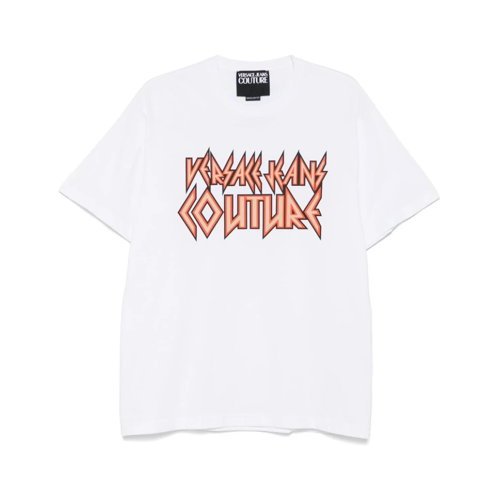 Versace Jeans Couture Witte Crew Neck T-shirt White Heren