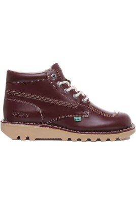 classic-dark-red-leather-ankle-boots