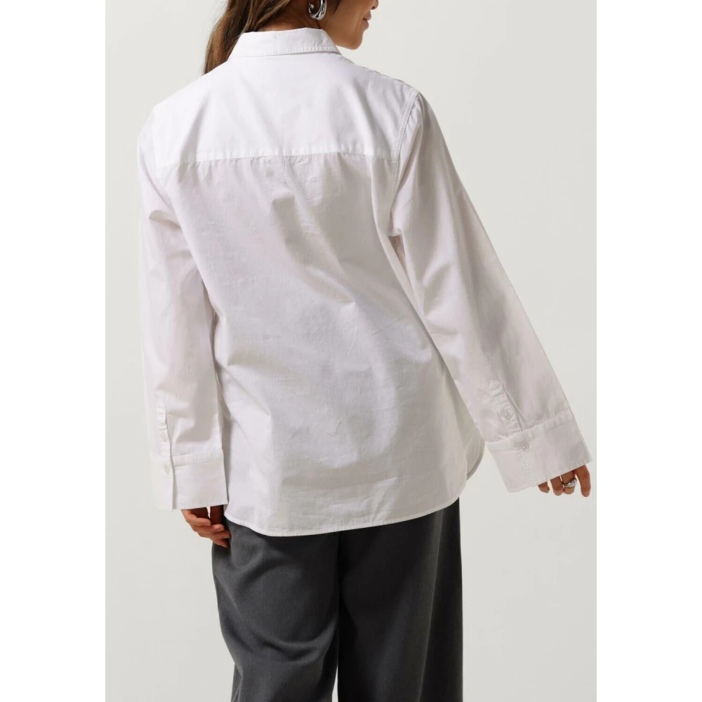 Envii Witte Blouse Engeneva Shirt White Dames