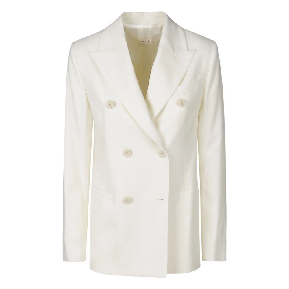Montedoro Witte Blazer voor een stijlvolle look White Dames